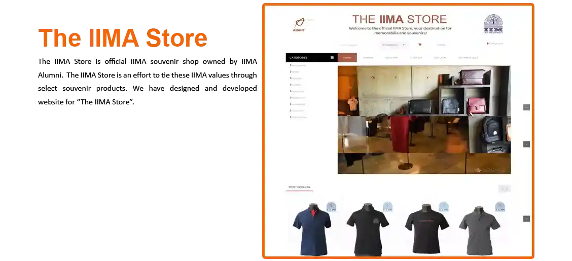 The IIMA Store